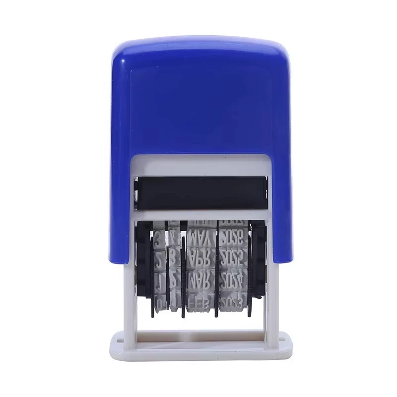 الإنجليزية سنة شهر تاريخ ختم قابلة لإعادة الاستخدام العملي DIY بها بنفسك حساب اليد تاريخ Stamps ABS قابل للتعديل اللوازم المكتبية العالمية