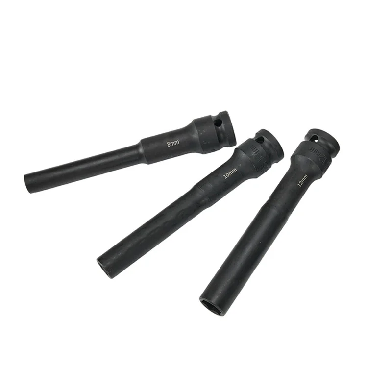 

ABMI-3PCS 1/2 Drive Hex Socket Head Adapter Spanner Converter 8Mm 10Mm 12Mm Impact Wrench Square Hole For Pneumatic Air Tool,