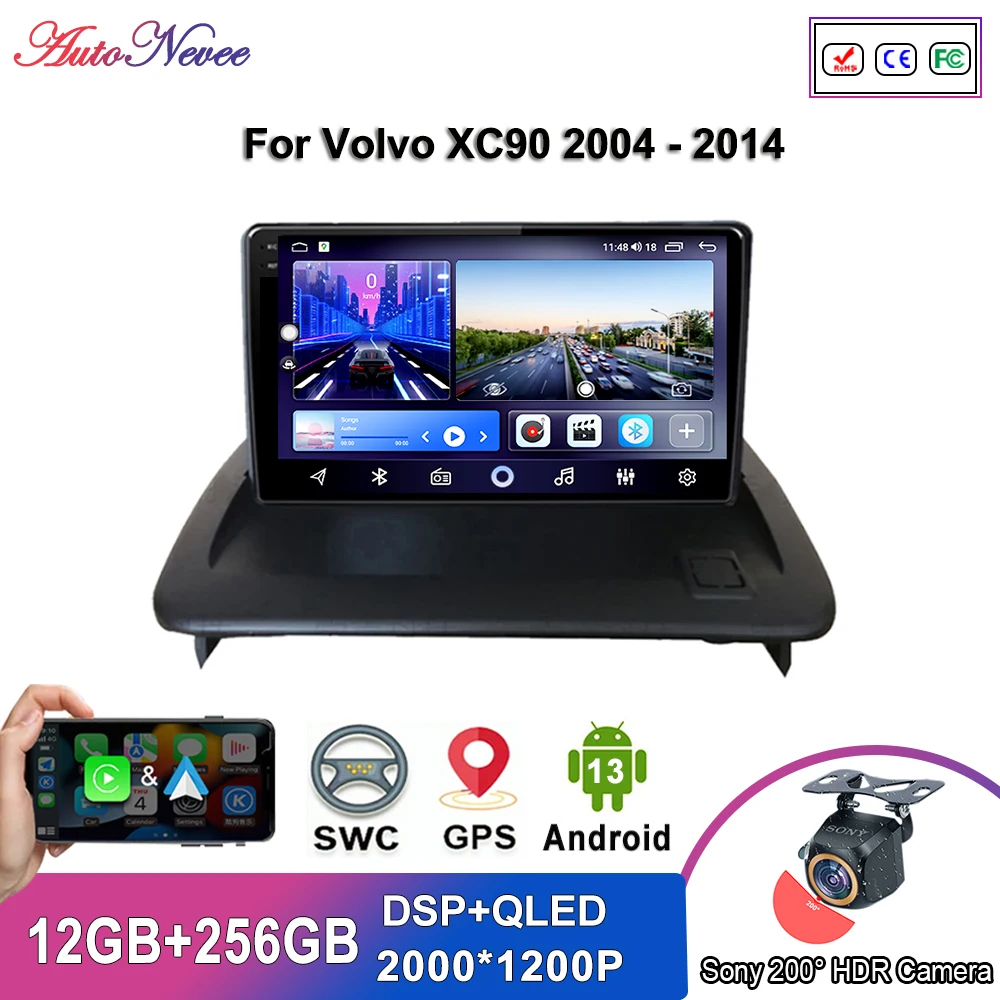 

Android Car DVD For VOLVO C30 S40 C70 2006-2012 Multimedia Player GPS Navigation Stereo Head Unit No 2din DVD QLED Screen HDR