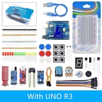 400 Tie-points Breadboard DIY Project Starter Kit For Arduino UNO R3 Kit Electronic DIY Kit Electronic Component Set With Box