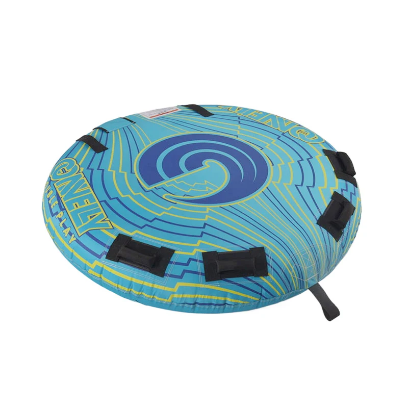 

Towable Nylon Cover Inflatable Tube Snow Sled & Water Sport Float for Outdoor