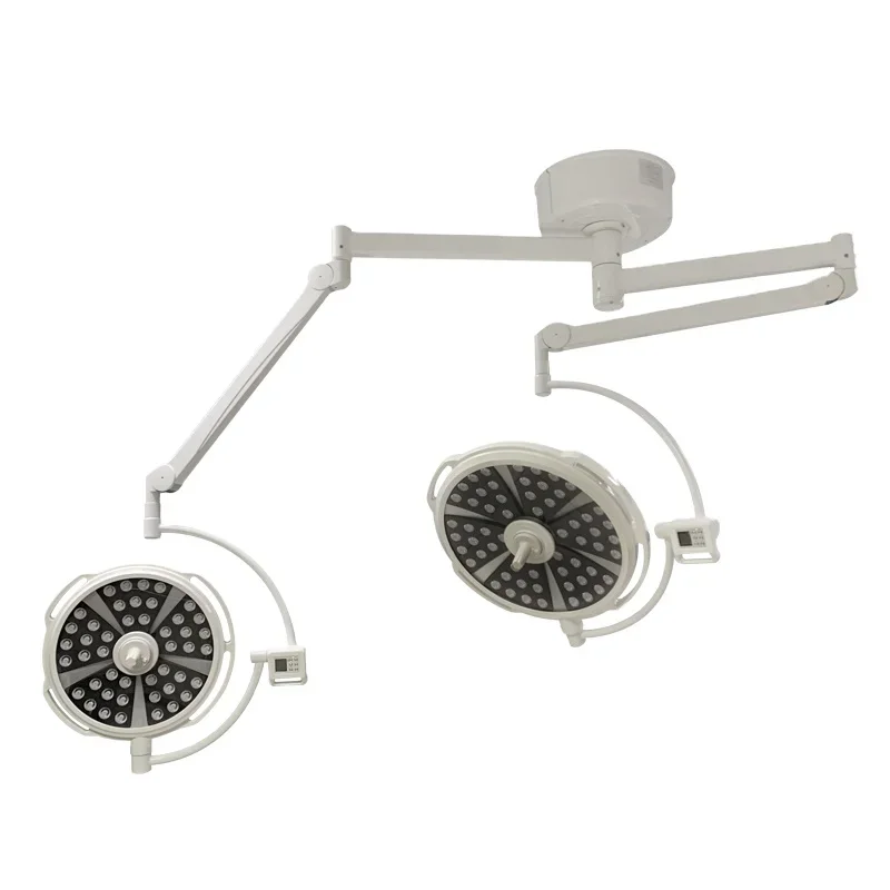 

LIZE PET Medical Double Head Shell Ceiling LED Surgical Shadowless Surgical Lamp Operating Room OT Lamp