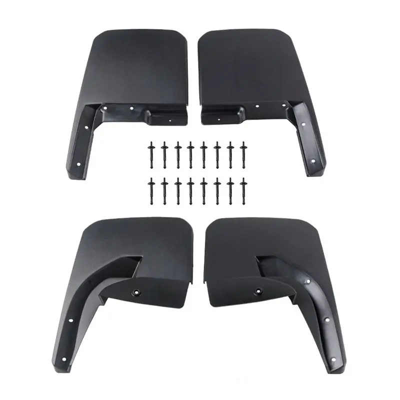 A13Z-Mud Flaps Fender Flares Splash Guards Front& Rear For Jeep Wrangler JL 2018-2024 Mud Splash Guard Kit