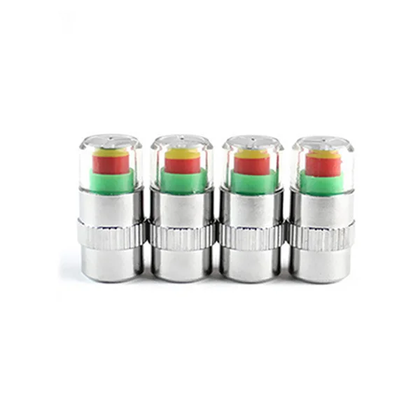 

4Pcs Car Tire Pressure Monitor Stem Caps Sensor Indicator for Sedan Suv Truck Bicycle Motorcycle Dust Cap