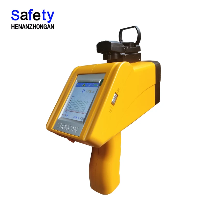 Contactless Gas Analysis Meter, Infrared Laser Toxic Gas CH4/Biogas/Methane Telemetry Detector for 0-100 meters
