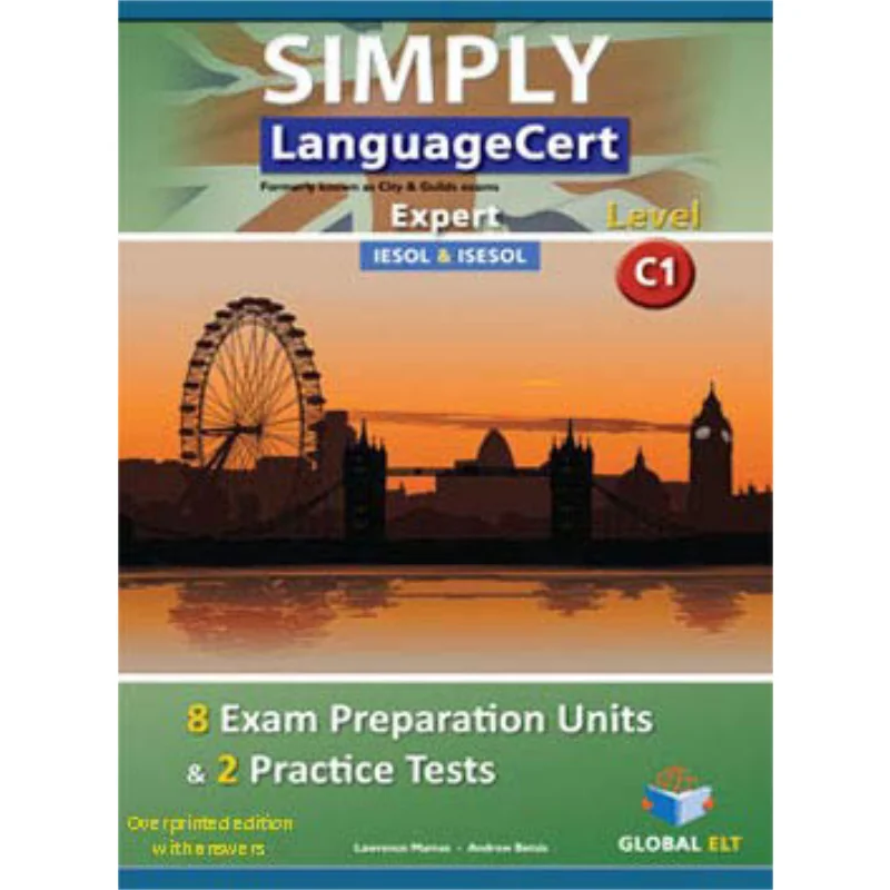

SIMPLY LanguageCert CEFR C1 Preparation Practice Tests Overprinted Edition With Answers 9781781644690