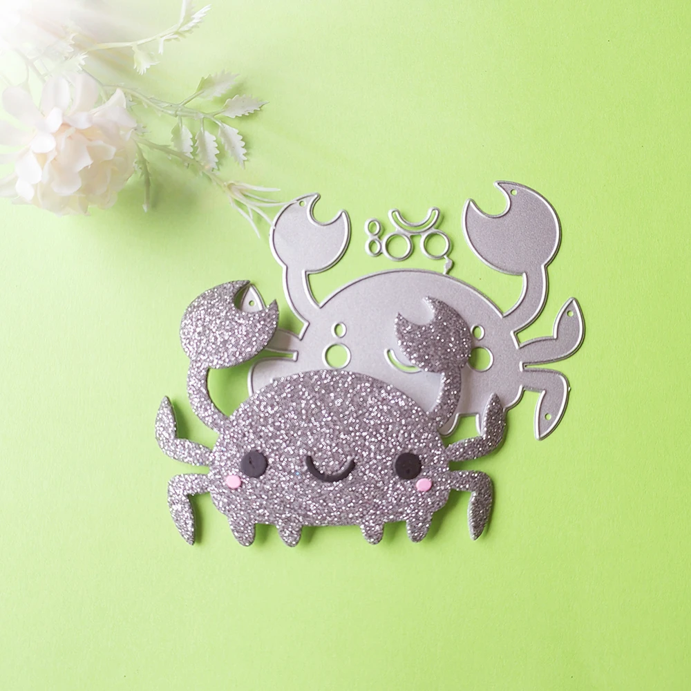 New Crab cutting dies scrapbook decoration embossed photo album decoration card making DIY crafts