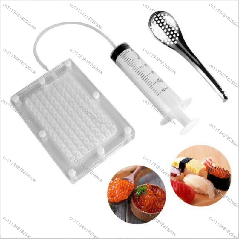 For Molecular Cuisine, Caviar Generator 100 Hole Molecular Gourmet Tools, Caviar Box