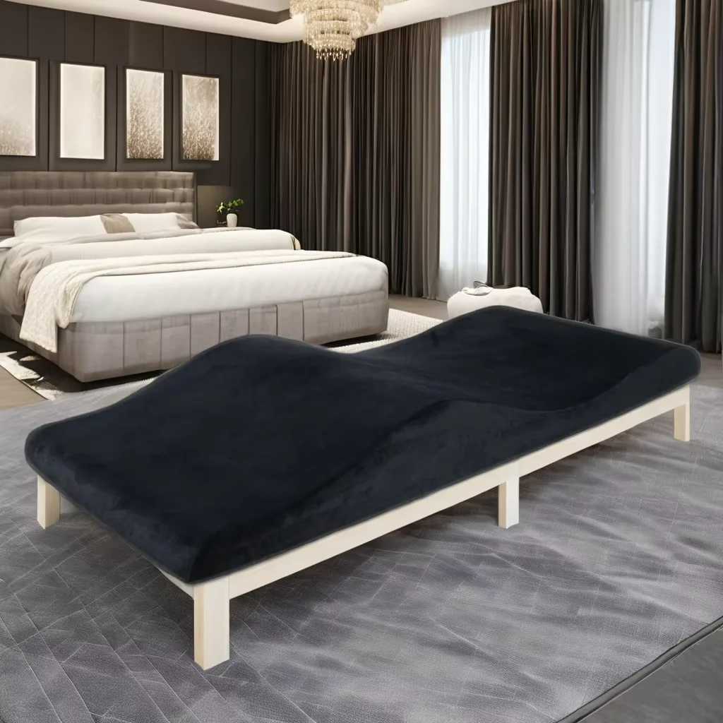 Ergonomic Memory Foam Massage Cushion, High Density Curved Mattress Topper for Salon Spa, 180x60 / 180x70cm Available