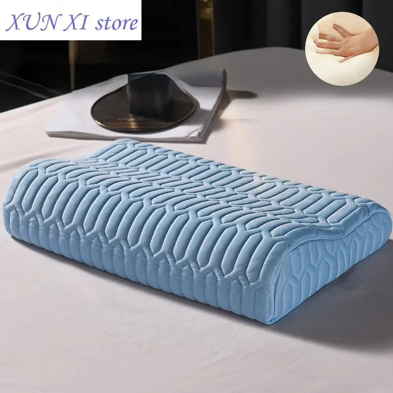 Orthopedic Pillow Sleeping Bamboo Pillow Memory Foam Oreiller Pillow Healthy Breathable Pillow Orthopedic Neck Fatigue Relief