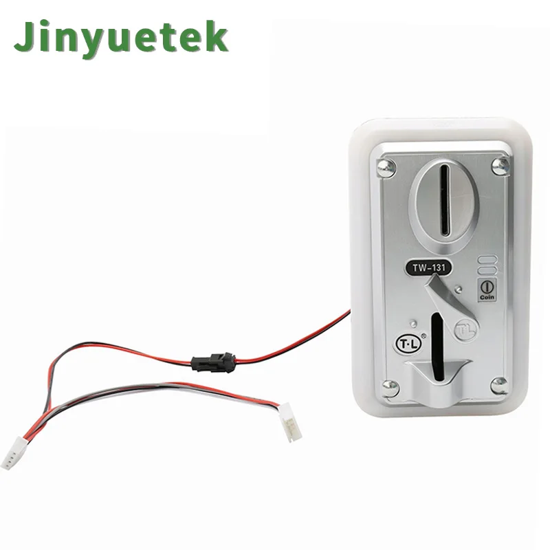 12V DC Coin Acceptor Part Coin Selector Accessory Colorful Flashing Decorative Front LED Frame