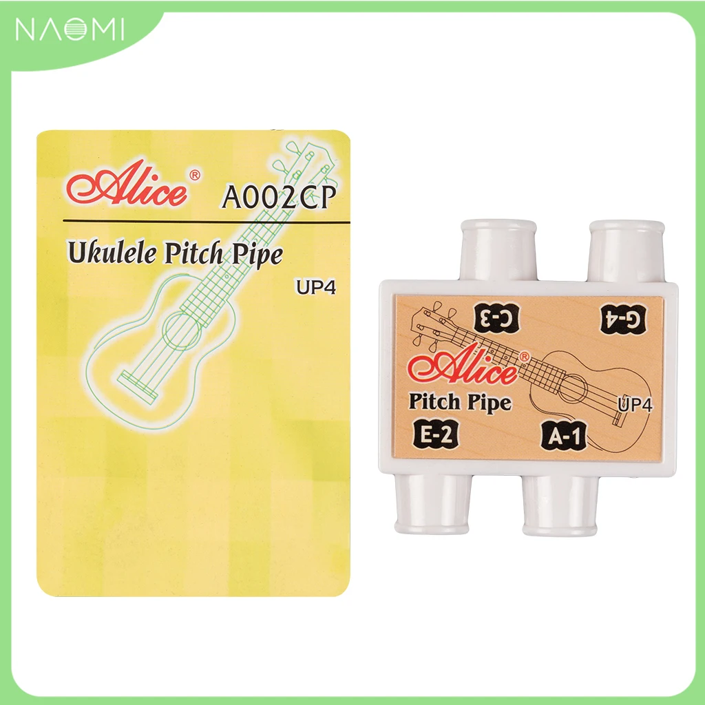 

NAOMI Alice A002CP Tuner Pitch Pipe Hawaii Guitar Ukulele Pitch Pipe Four Tones E A D G With Durable Case Ukuleles Accessory