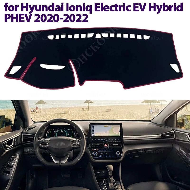 Armaturenbrett Abdeckung Dash Board Matte Teppich Pad Schatten Cape Decke Für Hyundai Ioniq Elektrische EV Hybrid PHEV 2020-22 zubehör