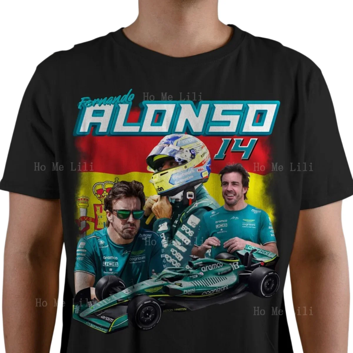 تي شيرت سيارة للرجال ، معادلة ألونسو ألونسو أستون ، الحرارة ، هدية
