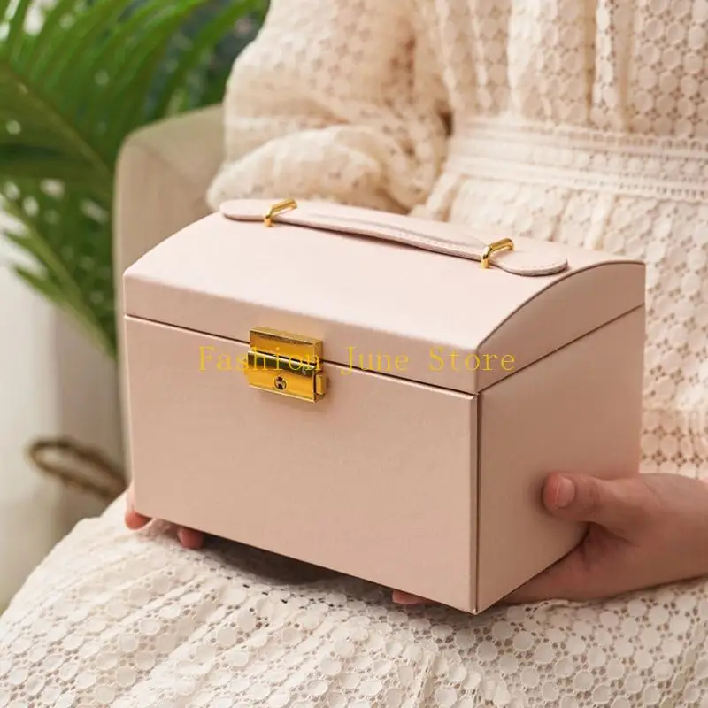 

N5KA женская шкатулка для хранения ювелирных изделий, органайзер для хранения ювелирных изделий, портативные дорожные украшения