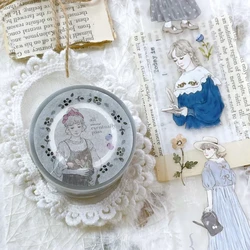 Pion Vintage Forest Girl Washi PET Tape for Card Making Planner DIY Scrapbooking Plan Sticker