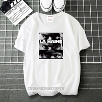 1995 La Haine Movie Cotton T-Shirts Men Women Hip Hop Casual Tee Shirts Summer Brand Camisas Hombre Cartoon Harajuku T Shirt