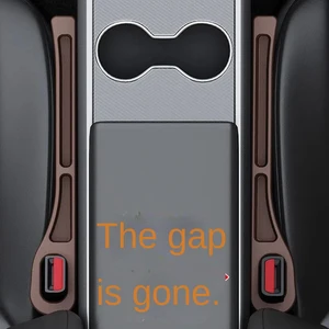 Steker celah kursi mobil Strip anti bocor Perlengkapan interior Mobil kotak penyimpanan kursi pembersih steker anti bocor lem lembut 10 benang permen penjualan terbaik - №