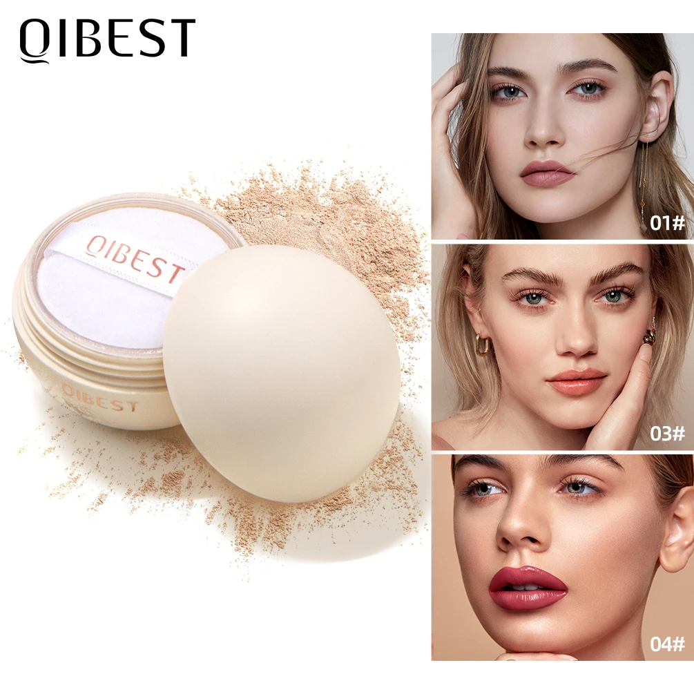 Magical Halo 3 Color Makeup Loose Powder Transparent Finishing Powder Waterproof Cosmetic Puff For Face Finish Setting With Puff