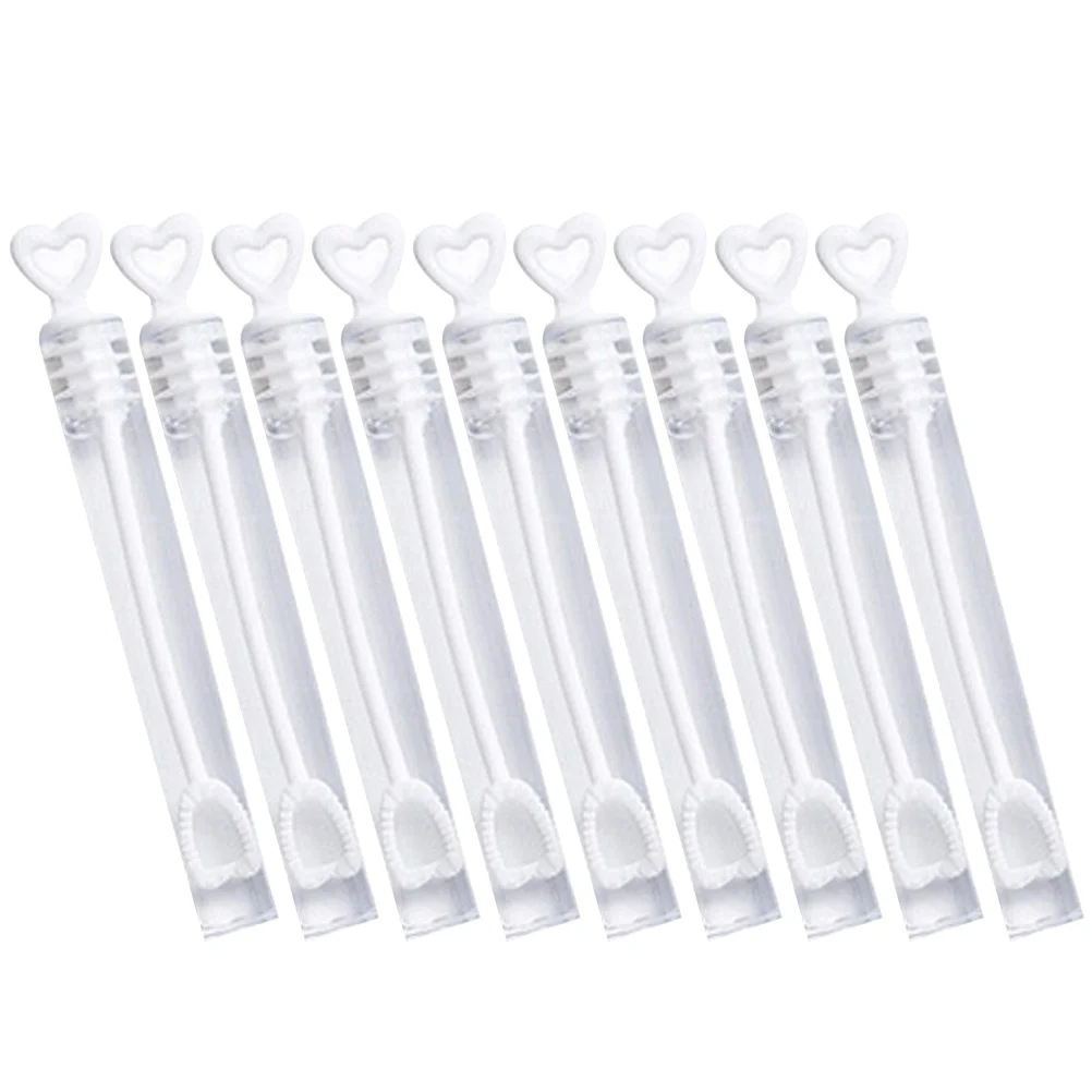 96 ชิ้นงานแต่งงาน Bubble Wand Heart Tube Bubble Stick Party โปรดปรานตกแต่งตาราง Party อุปกรณ์เสริมไม่มีของเหลว