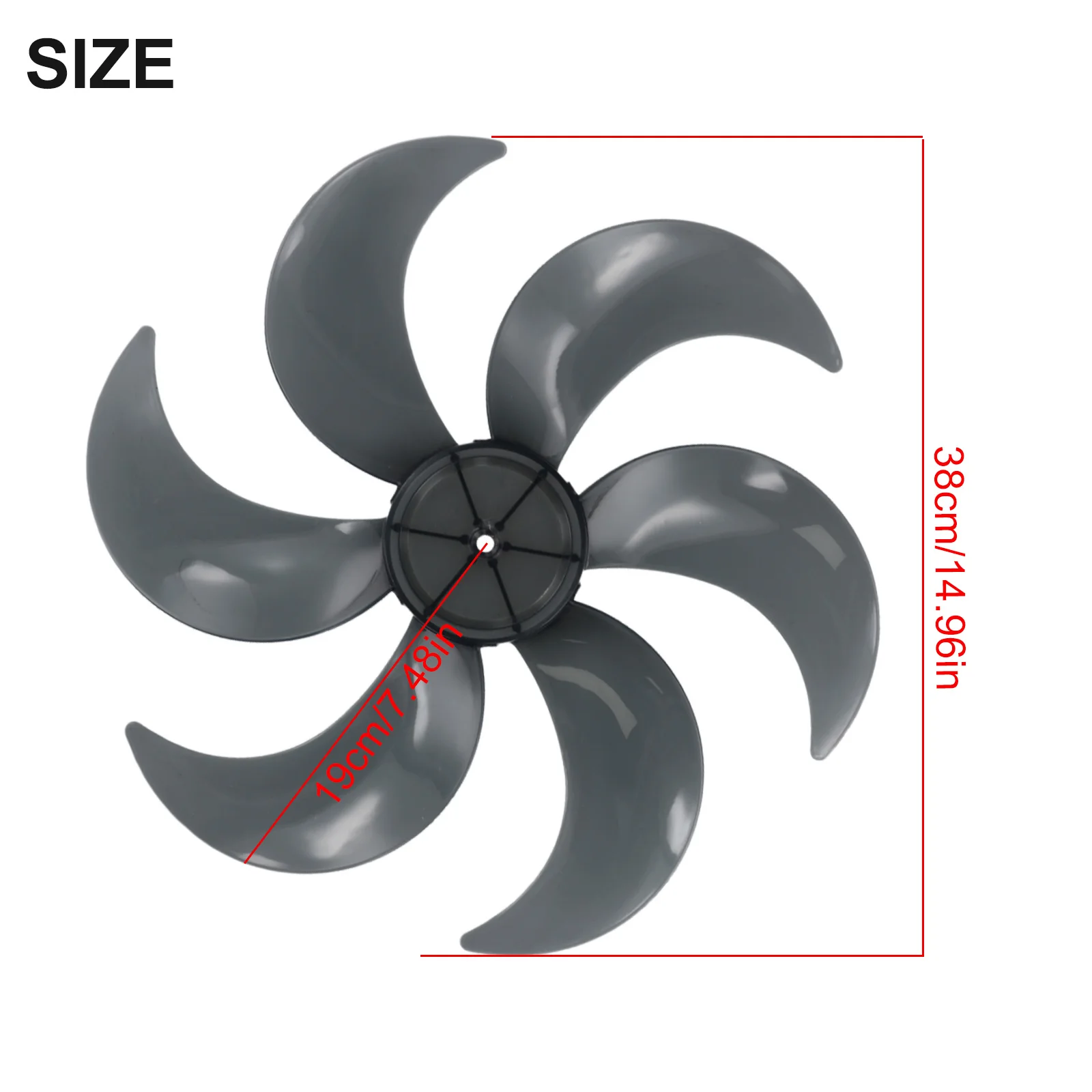 Fan Blade Replacement for 16 Inch Household Fans Suitable for Most Standing and Table Models Lightweight and Sturdy