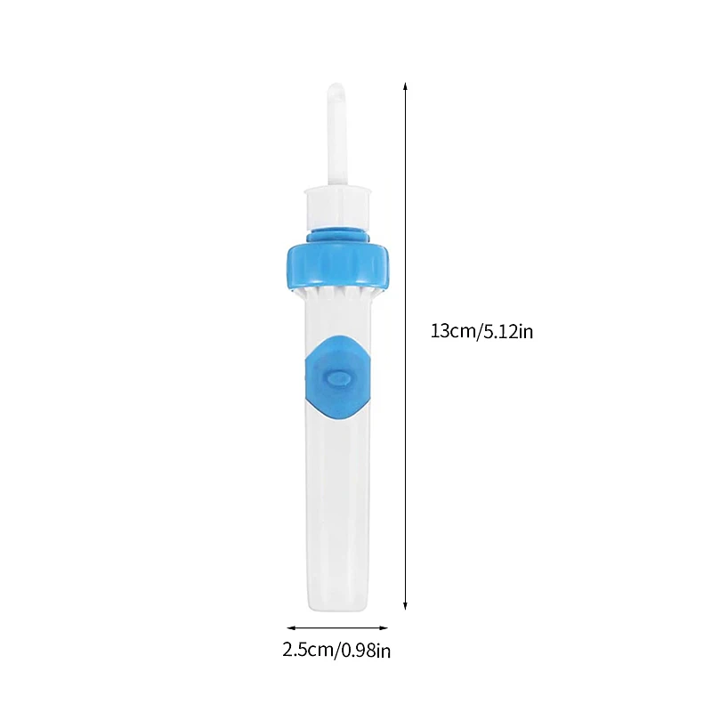 Battery-operated electric ear cleaner (batteries not included), household electric ear cleaner, earwax removal kit