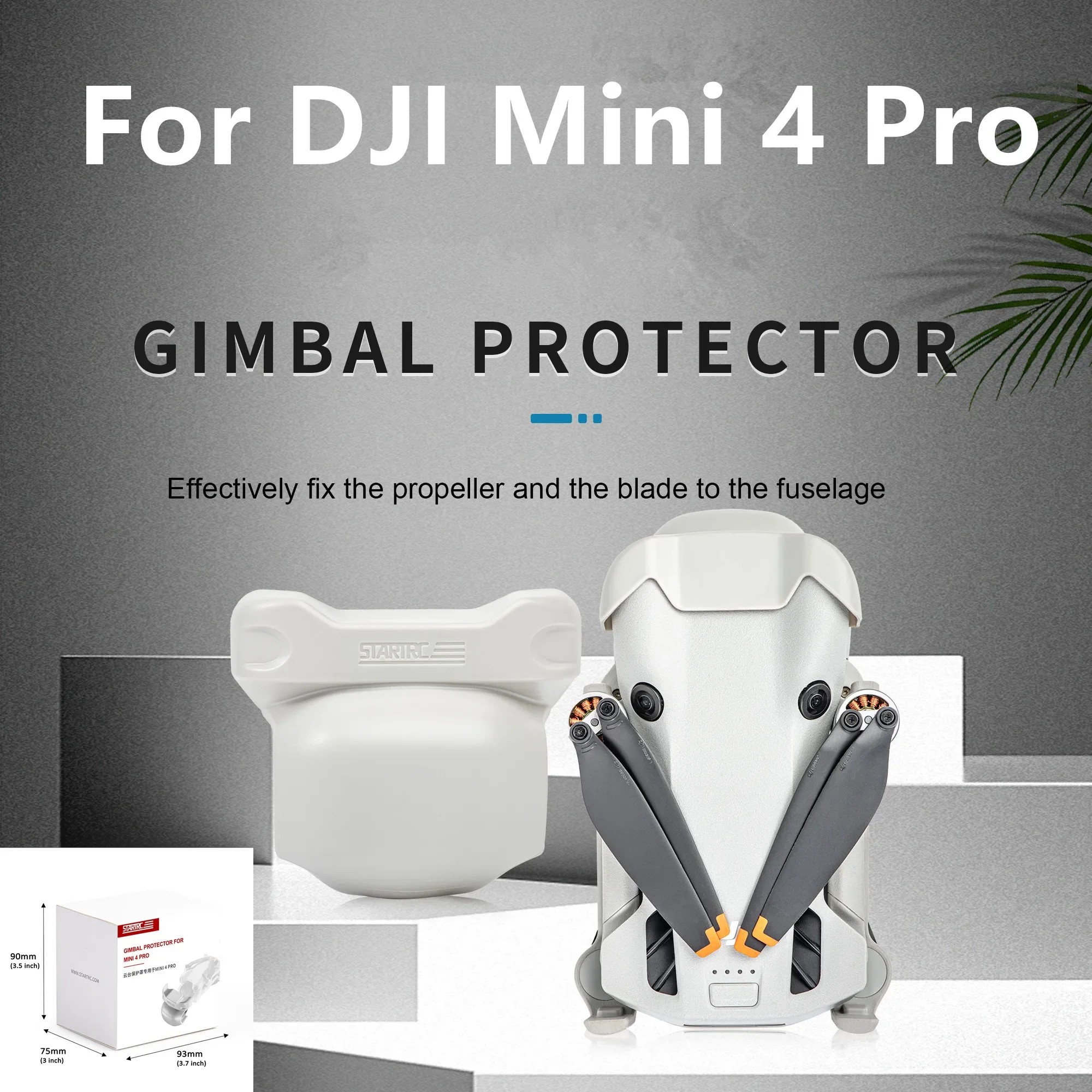 STARTRC крышка объектива для DJI Mini 4 Pro встроенный карданный защитный колпачок пыленепроницаемый водонепроницаемый защитный чехол для камеры аксессуары