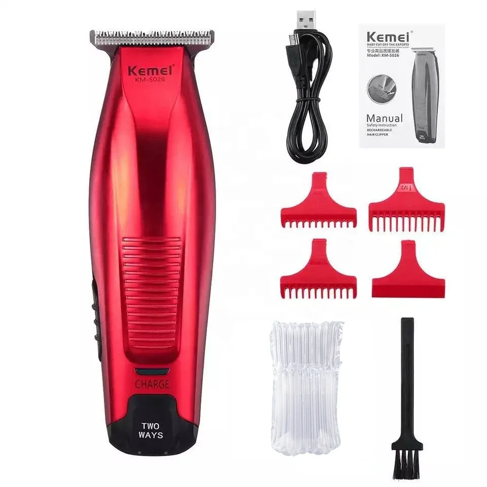 

Kemei Electric Hair Clipper KM-5026 Barber Carving Trimmer Professional Hair Clipper Ceramic Blade Cordless Trimmer