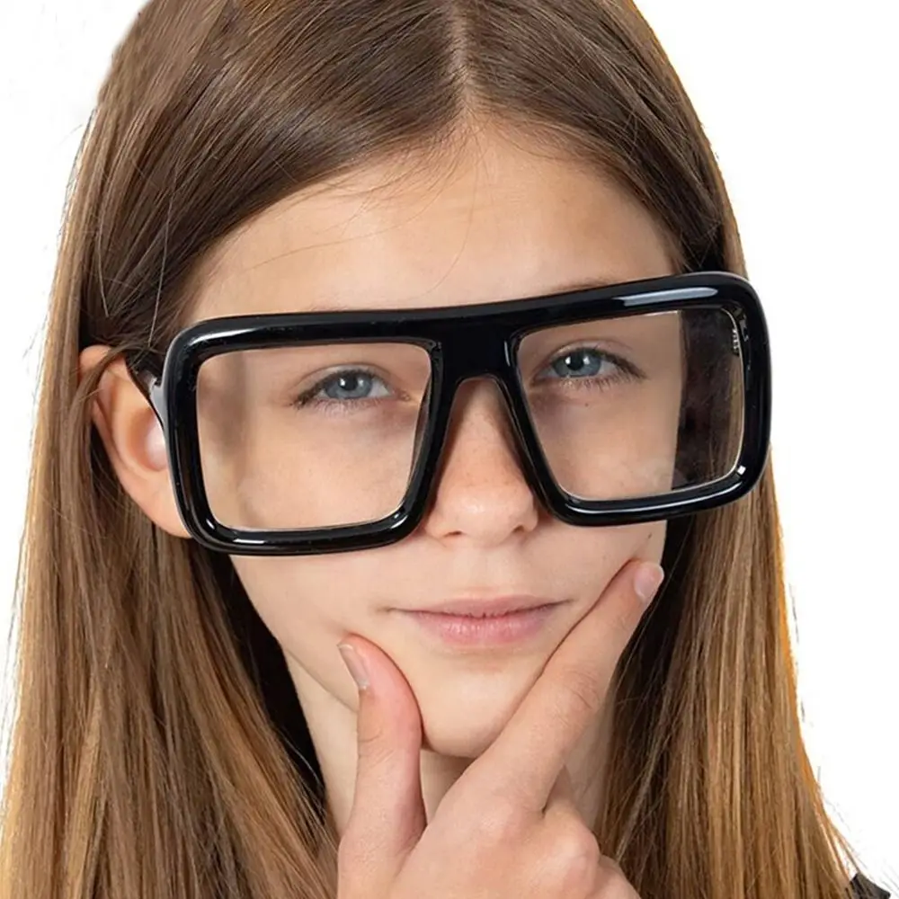 

Retro Oversized Square Sunglasses Punk UV400 Protection Thick Frame Sun Glasses Lady Shades for Women & Men