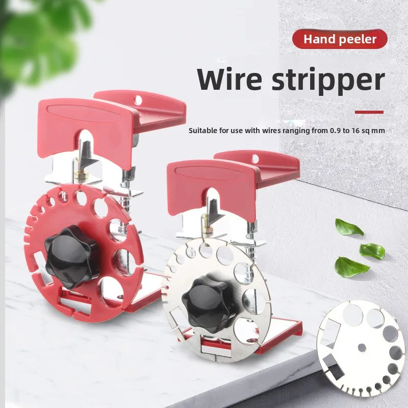 Manual wire stripper for scrap copper wires and cables, hand-operated wire stripper, specialized tool for home use to strip and