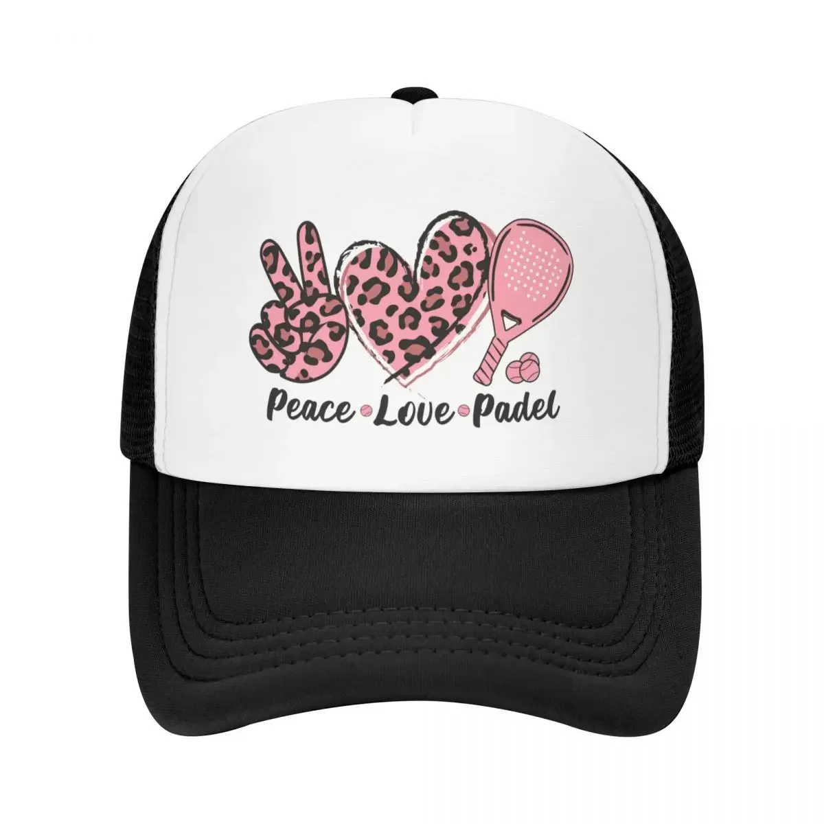 Peace Love Padel Mom I Love Padel Women Valentine Day gift Baseball Cap dad hat Golf summer hat Men Caps Women's