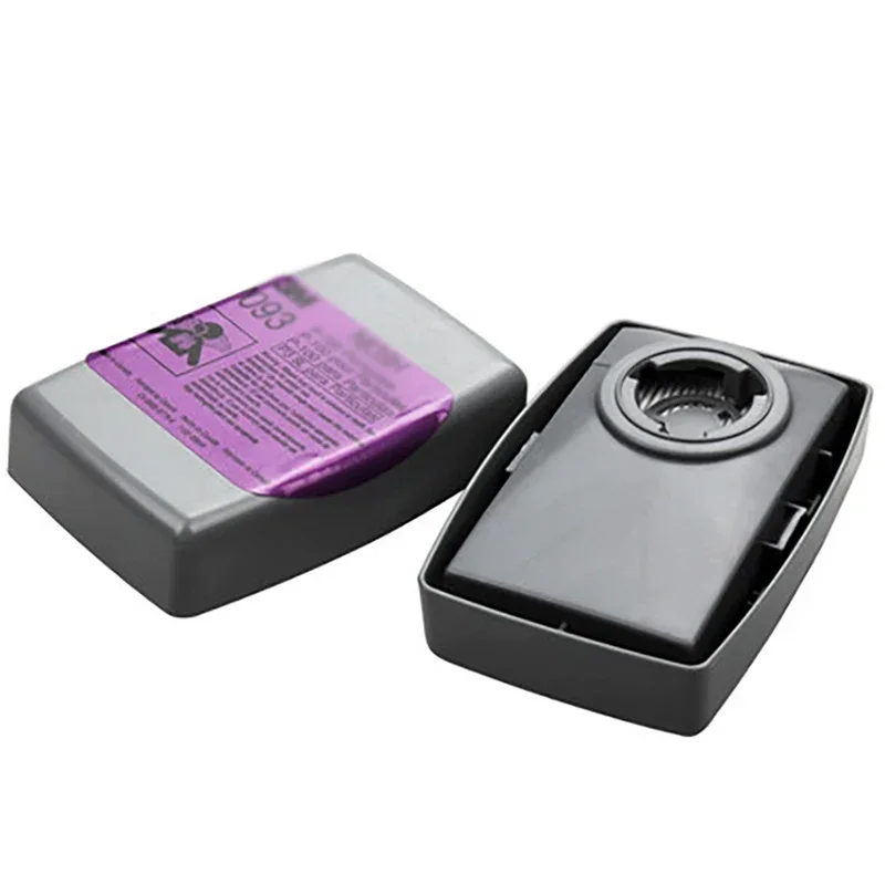 

2pcs 7093CN P100 Gas Cartridge Filter Protect Against Particulates/Welding Smoke Fit for 6200/7502 Mask Replaceable Filter Box