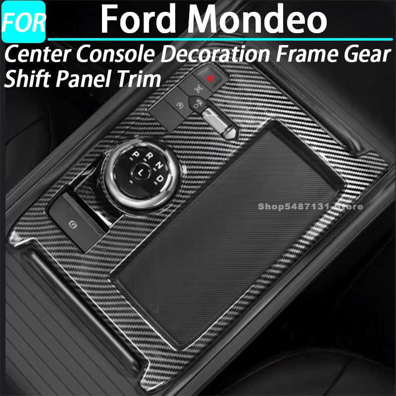 

Декоративная рамка центральной консоли автомобиля, накладка панели переключения передач для Ford Mondeo, аксессуары для интерьера 2022-2025 для левого руля