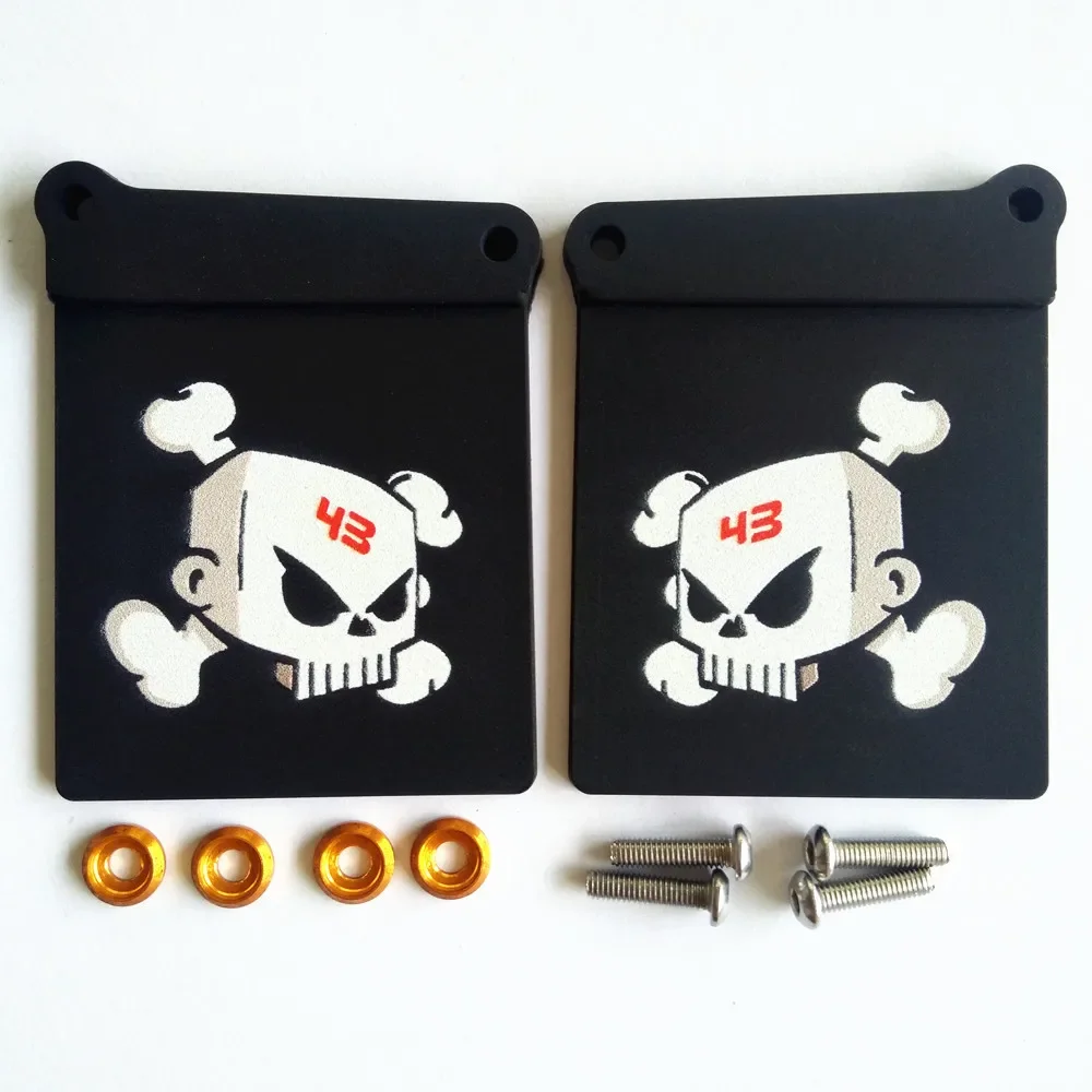 2pcs Rear Mud Flaps For Team Losi XXX-SCT TEN-SCTE 1/10 4WD Baja Rey Desert Truck