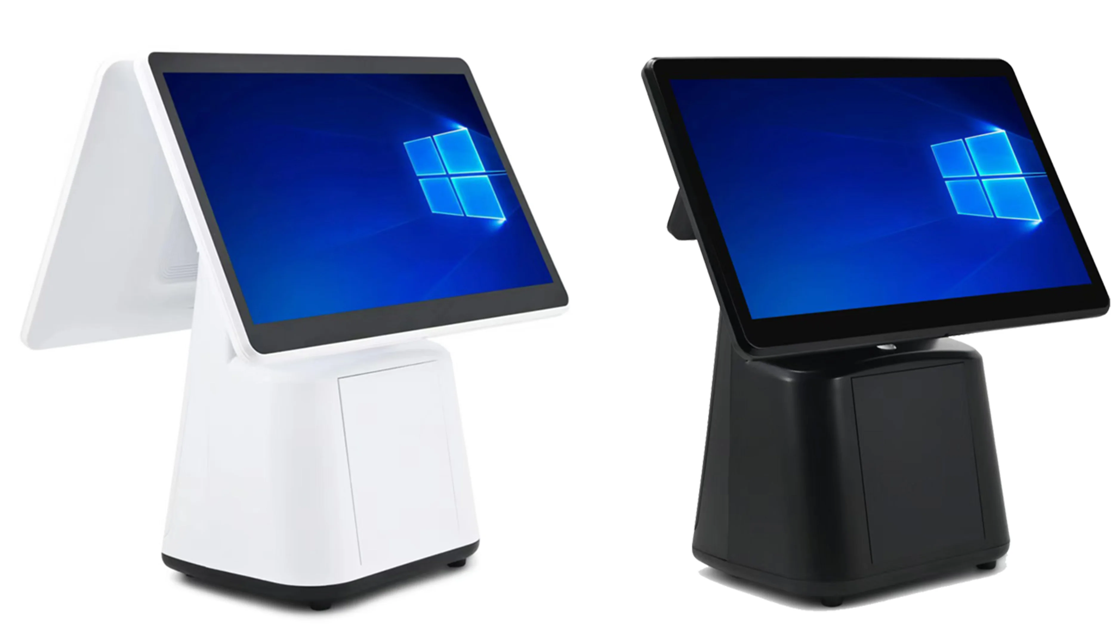 15.6 Inch i3/i5 Win10 Win11 Touch Screen Cash Register Windows POS System 58/80mm Thermal Printer Foodcourt Payment Terminal