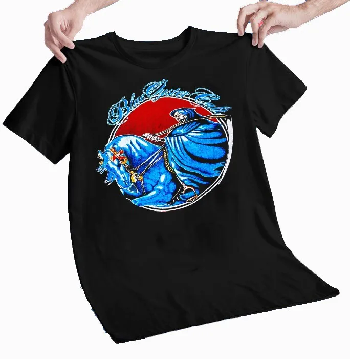 

BLUE OYSTER CULT Black T shirt Heavy Cotton All Size S M L 234XL KN275