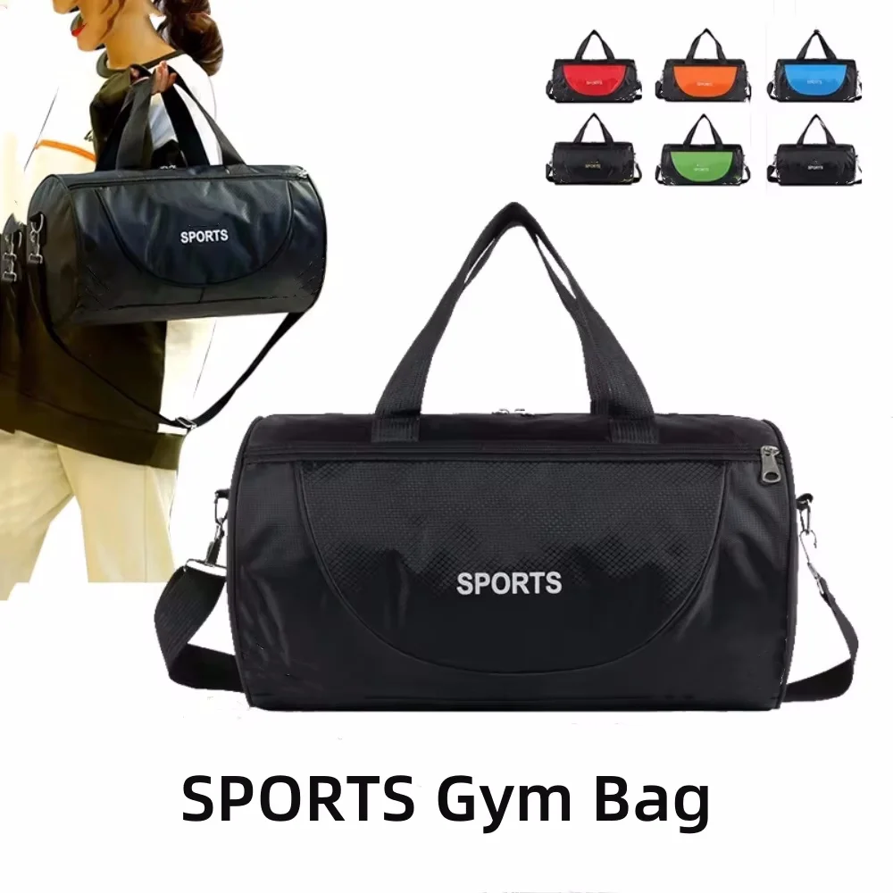 Handbag for Men and Women, Sports Yoga Swimming Fitness Bag, Handheld Cylinder Large Capacity Lightweight Business Travel Bag
