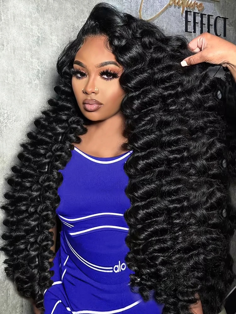 

Lakeisha Loose Wave HD 13x6 Lace Front Human Hair Wigs 30 40 Inch Deep Wave Curly HD Lace Frontal Brazilian Raw Remy For Women