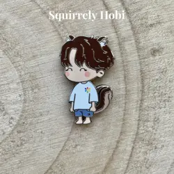 Chibi Bangtanimals - Enamel Pin-squirrely hobi