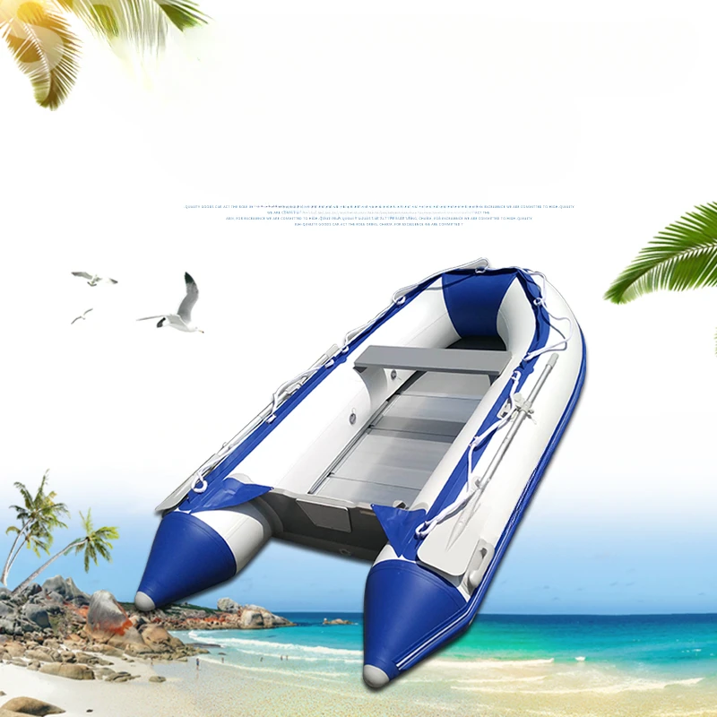 2 to 7 people hard bottom assault boat, rescue, rubber boat, thick inflatable boat, fishing boat, motor speedboat