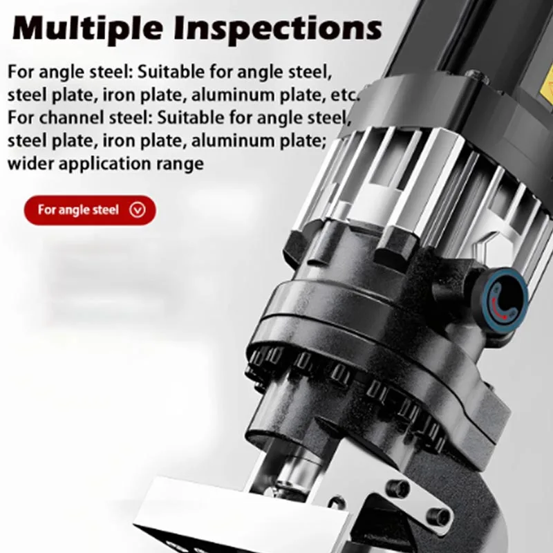 Electric Hydraulic Punching Machine Pure Copper Motor Portable  Hydraulic Punching Tool Angle Iron /Channel Steel Puncher