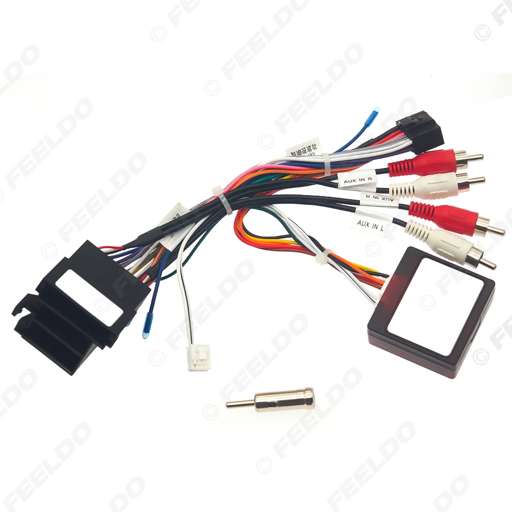 Car 16pin Power Cord Wiring Harness Adapter For Fait Doblo 2005-2013 Installation Head Unit