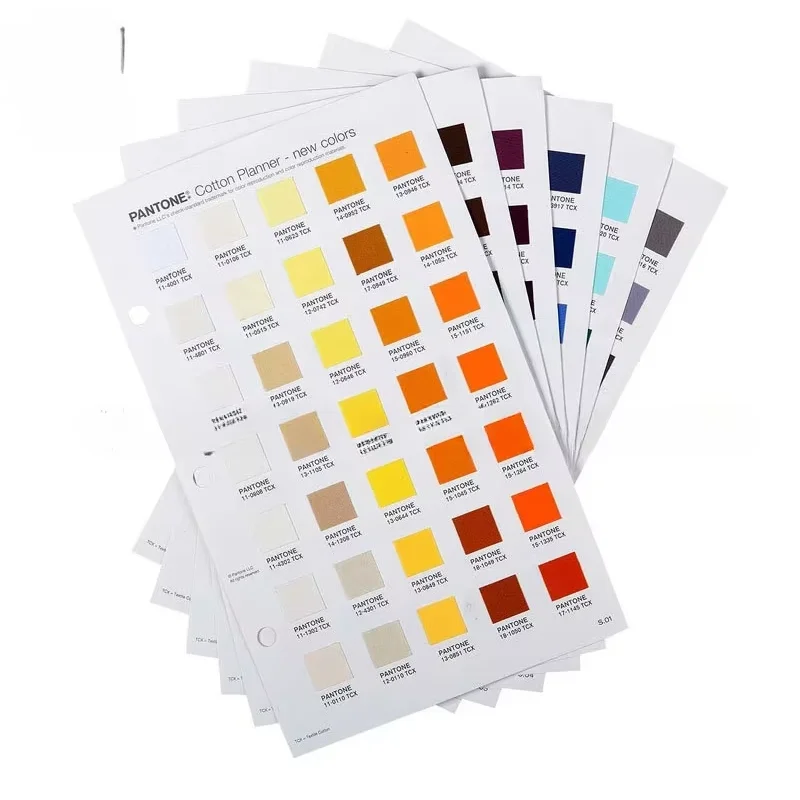 FHIC300 FHIC300B FHIC300A بانتون TCX كتاب ملون بانتون موضة المنزل الداخلي مخطط القطن