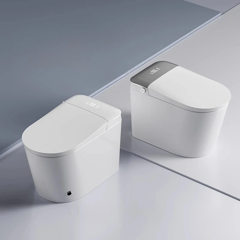 

Smart toilet integrated automatic sterilization built-in foam shield no water pressure limit siphon toilet