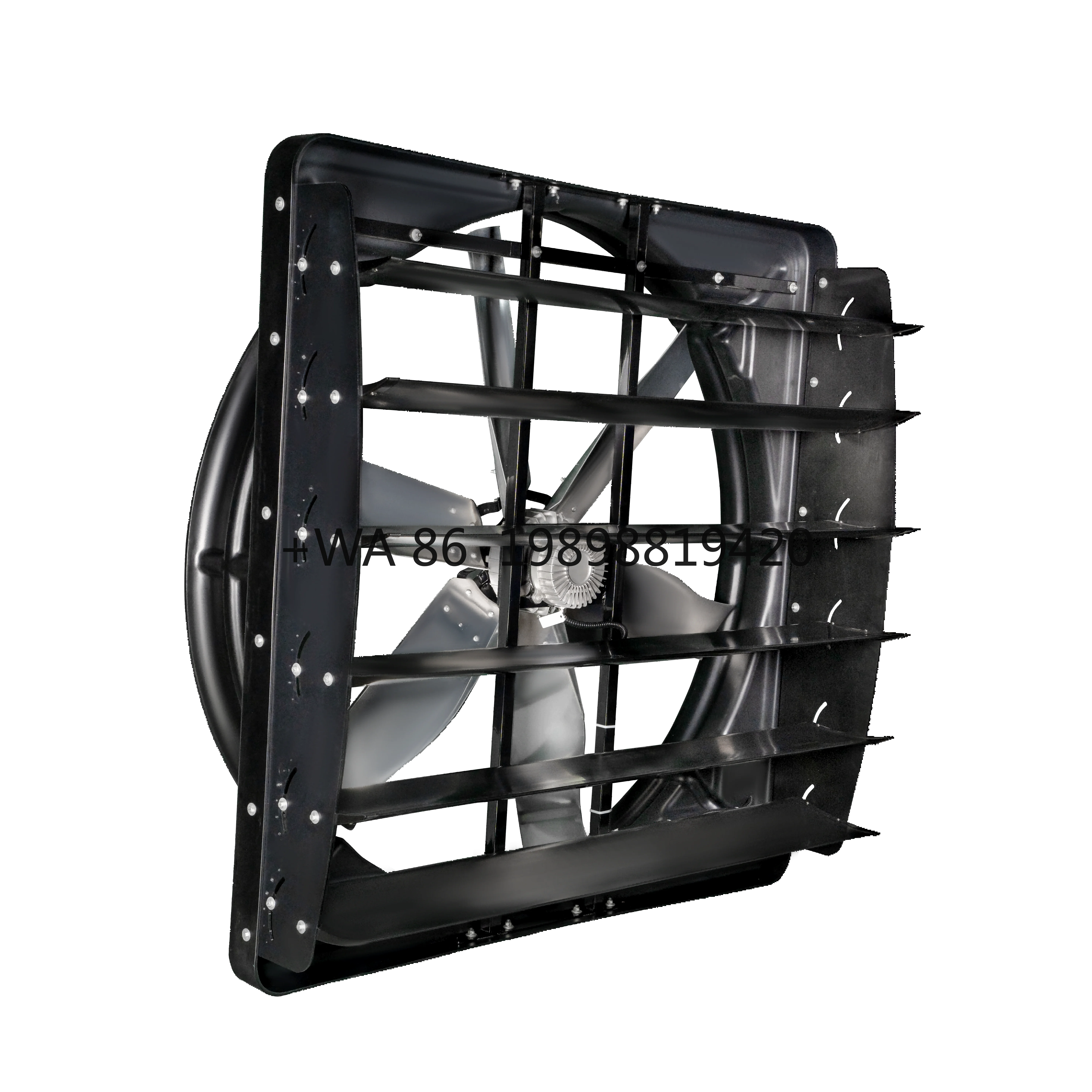 

Вентилятор охлаждения объема Вентилятор для птицы 72-дюймовый вентилятор с жалюзи и двигателем EC Большой воздух