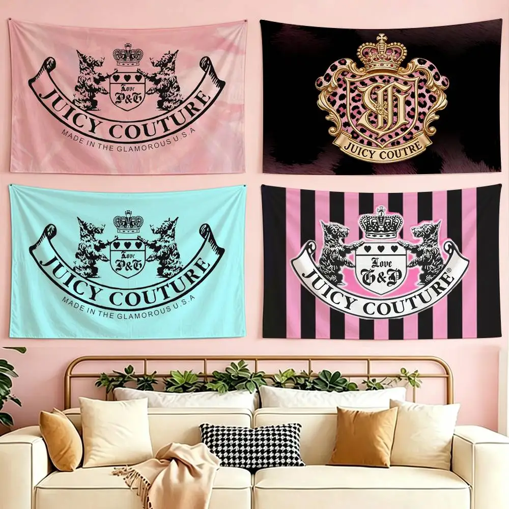 

J-Juicy C-Couture flag Suitable For Party Club Outdoor Interior Wall Decoration Banner Fans Gift