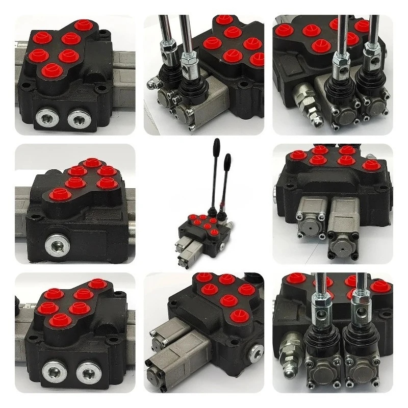 Hy-Waloil Float DCV40 Valve 40L Manual Manifold 2 Section Spring Return 3/8 Inch BSP Hydraulic Control