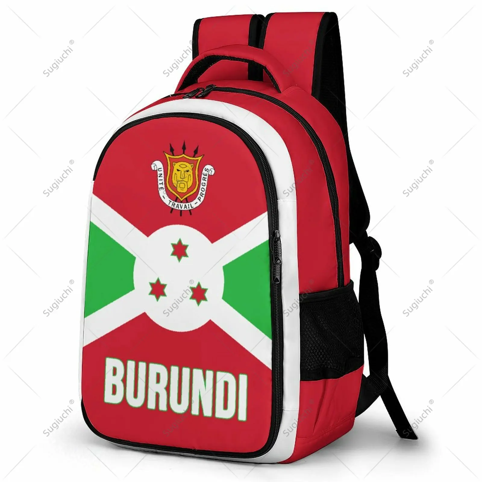 

Backpack Burundi Flag Student Schoolbag Smart Business Travel Leisure Backpack Laptop Back Pack Office Work Bag