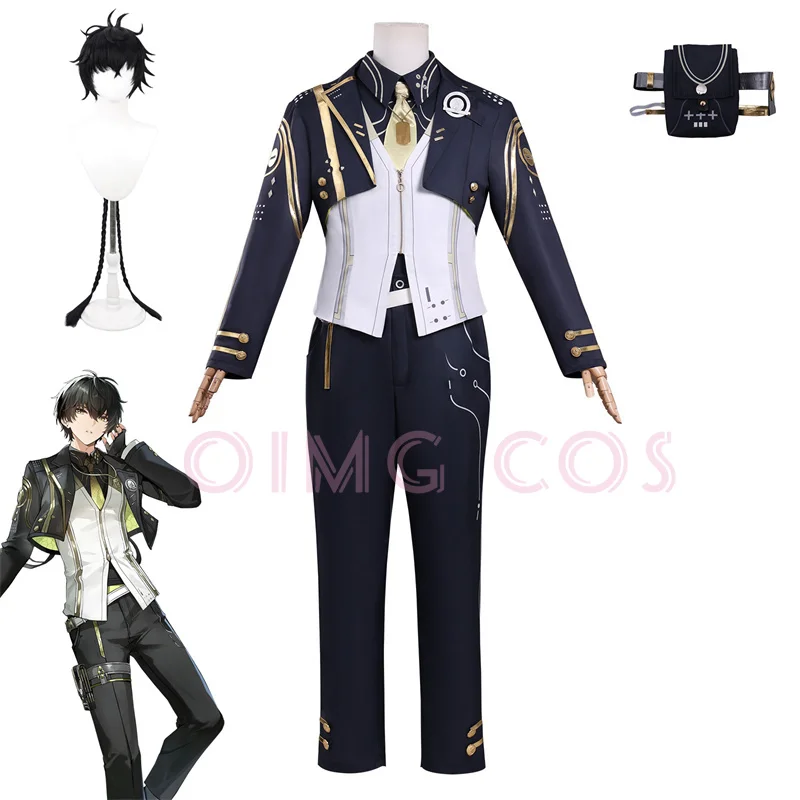 

Wuthering Waves Drifter Cosplay Costume Carnival Uniform Wig Anime Halloween Costumes Men Character Game Outfits
