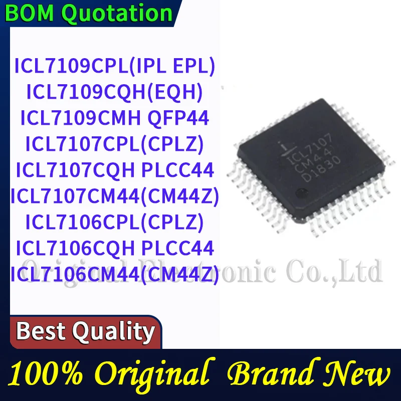 ICL7109CPL ICL7109CQH ICL7109CMH ICL7107CPL ICL7107CQH ICL7107CM44 ICL7106CPL ICL7106CQH ICL7106CM44  PC shell